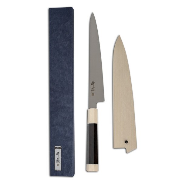 Image of Suisin Inox Honyaki Ebony Handle Wa-Sujihiki 10.5" (270 mm) 2