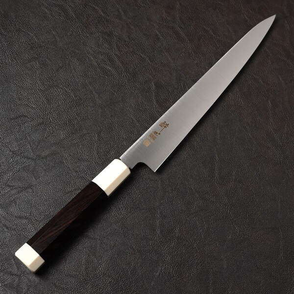 Image of Suisin Inox Honyaki Ebony Handle Wa-Sujihiki 10.5" (270 mm) 6