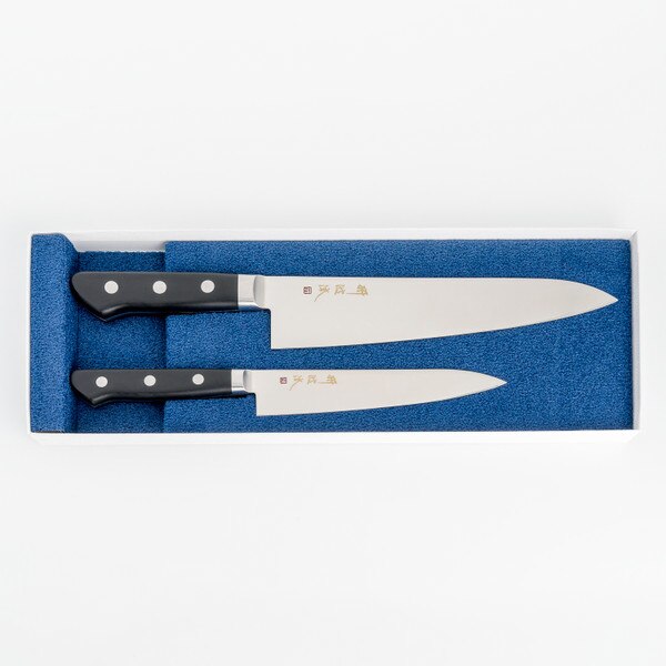 Image of Togiharu G-1 Molybdenum Gyuto & Petty 1