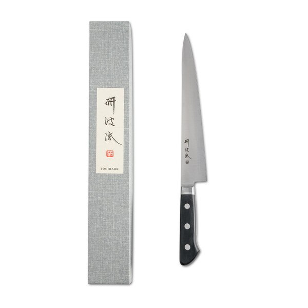 Image of Togiharu Virgin Carbon Steel Sujihiki 10.5" 2