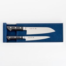 Togiharu Inox Steel Two Pieces Set - Santoku & Petty