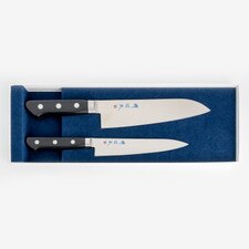 Togiharu Molybdenum Two Piece Gift Set Santoku & Petty Knife