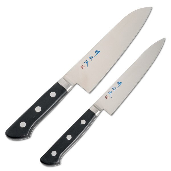 Image of Togiharu Molybdenum Two Piece Gift Set Santoku & Petty Knife 3