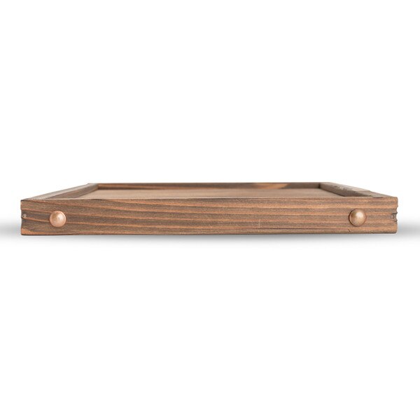 Image of Yakisugi Wooden Base with Edge 8" 2