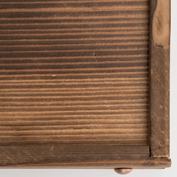 Image of Yakisugi Wooden Base with Edge 8" 4
