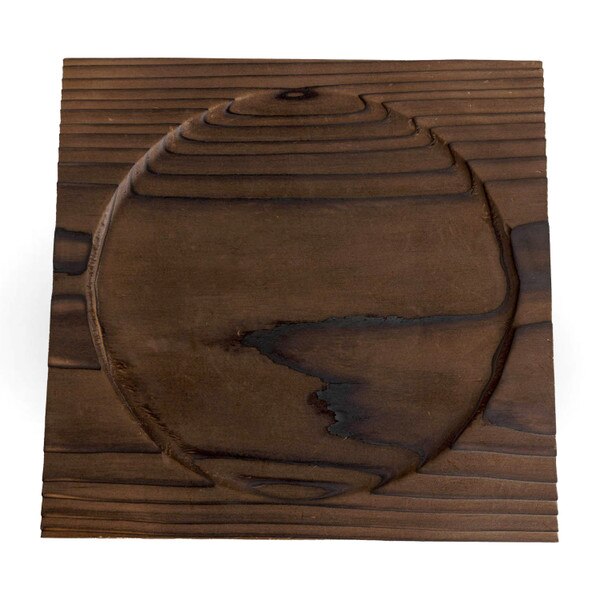 Image of Yakisugi Wooden Base 7" 3