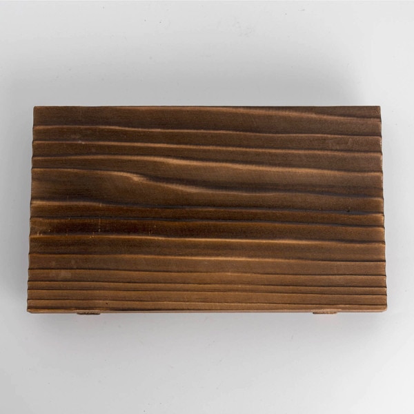 Image of Wooden Base for Mini Rectangle Hida Konro Grill 3