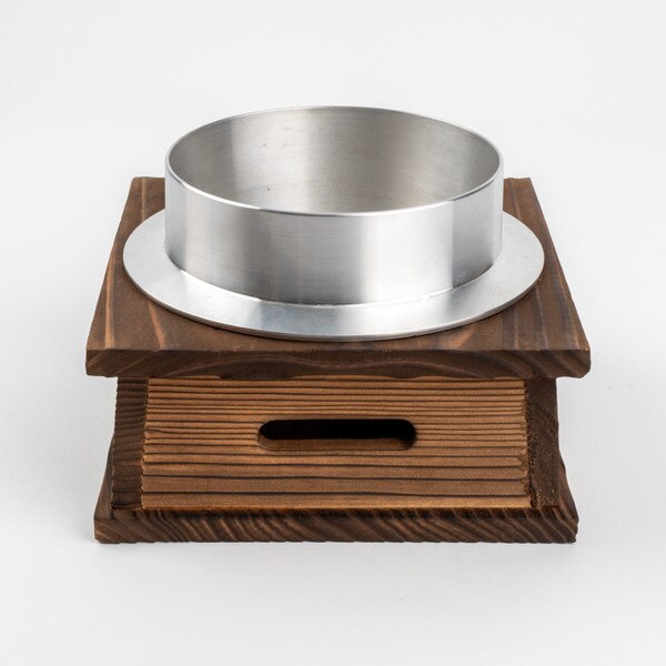 Image of Yakisugi Wooden Stand for Kamameshi Pot 6