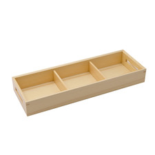 Wooden Kiwami Three Divided Bento Box