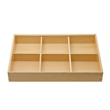 Wooden Kiwami Six Divided Bento Box