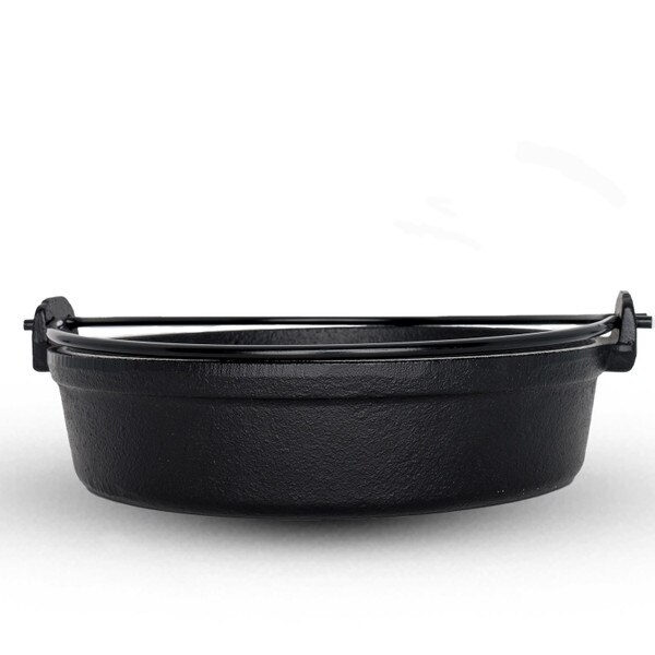  ZHIRCEKE Japanese Sukiyaki Pot Cast Iron Roasting Pan