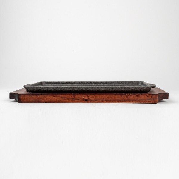 Image of Rectangular Sizzle Platter with Underliner 12.5" 2