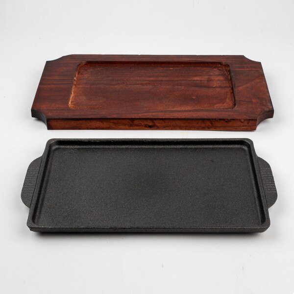 Image of Rectangular Sizzle Platter with Underliner 12.5" 6