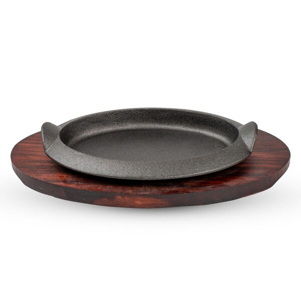 Image of Oval Sizzle Platter with Underliner 13" 1