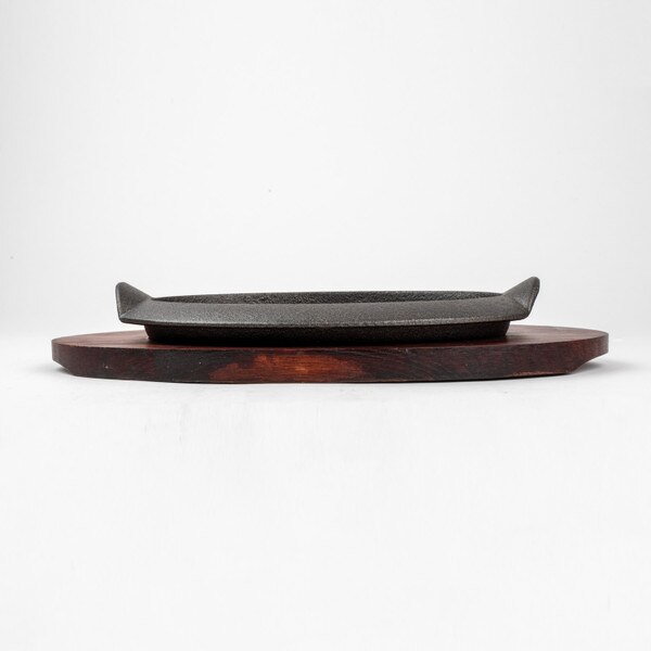 Image of Oval Sizzle Platter with Underliner 13" 2