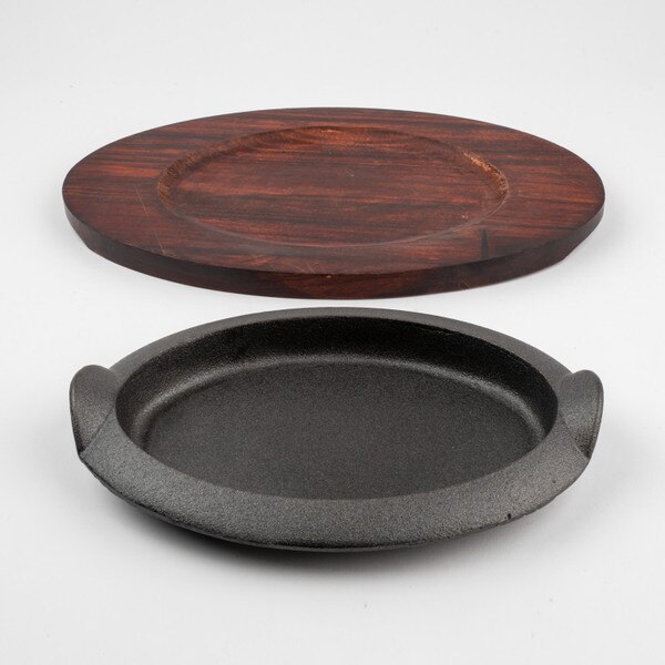 Image of Oval Sizzle Platter with Underliner 13" 6
