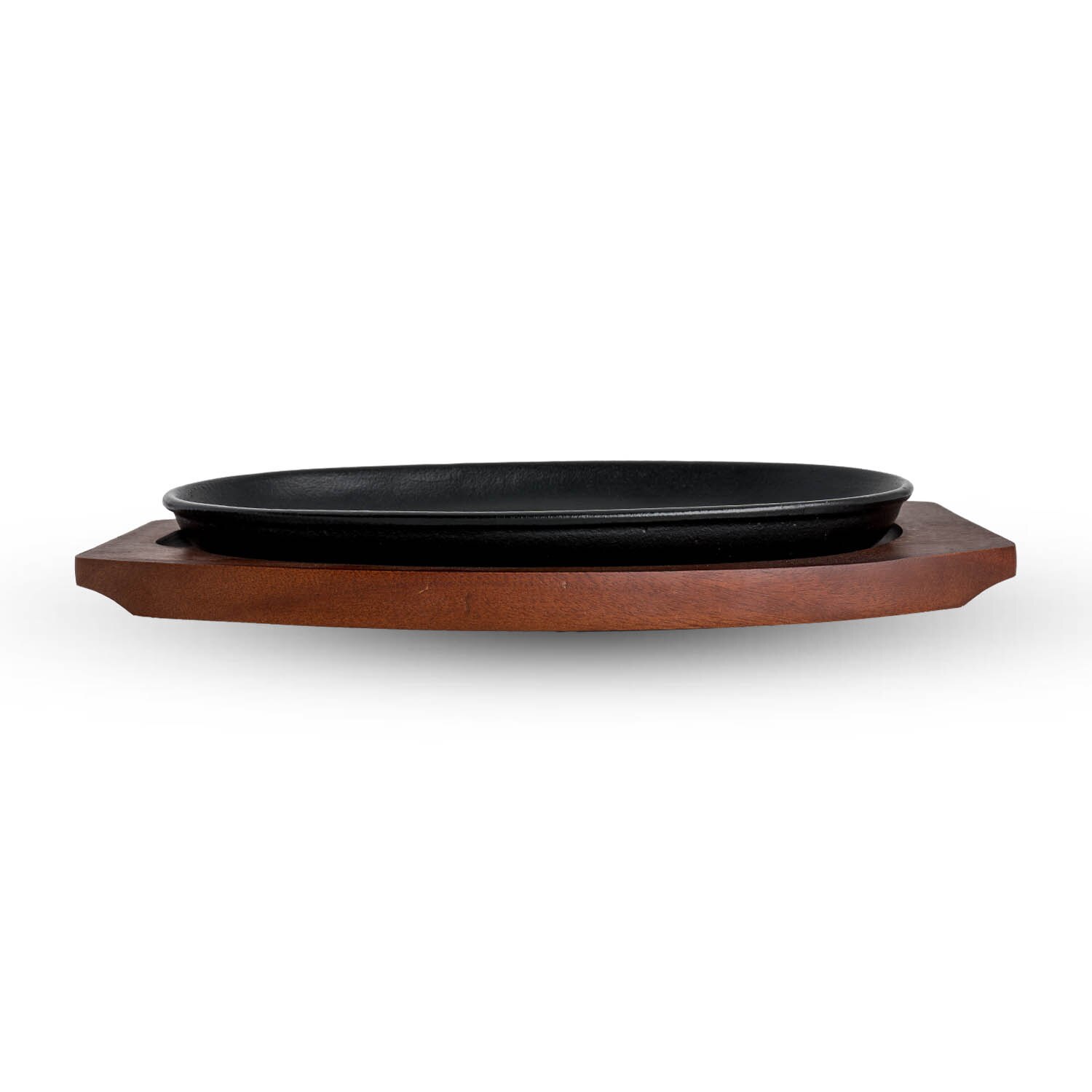 Cast Iron Steak Pan w/ Wooden Base 11.75 Cast Iron Steak Pan w/ Wooden Base 11.75