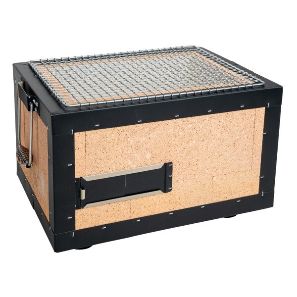 Image of Charcoal Konro Grill with Net - Small 1