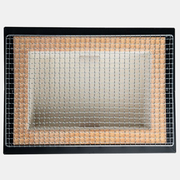 Image of Charcoal Konro Grill with Net - Medium Wide 3