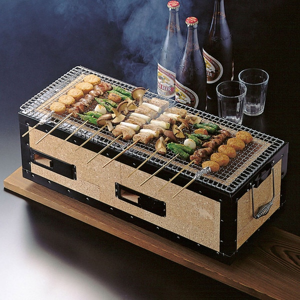 Image of Charcoal Konro Grill with Net - Medium 7
