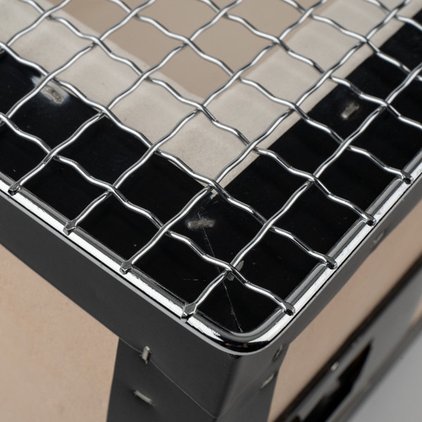Image of Japanese-Style Charcoal Konro Grill with Net - 12.25" 7