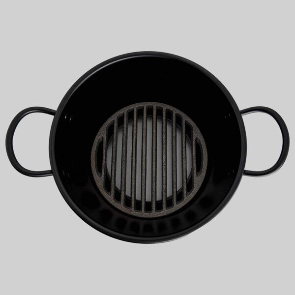 Image of Iron Charcoal Starter Pan with Handles 12.5" 3