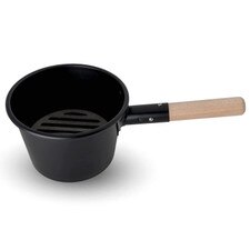 Iron Charcoal Starter Pan with Handle 7"