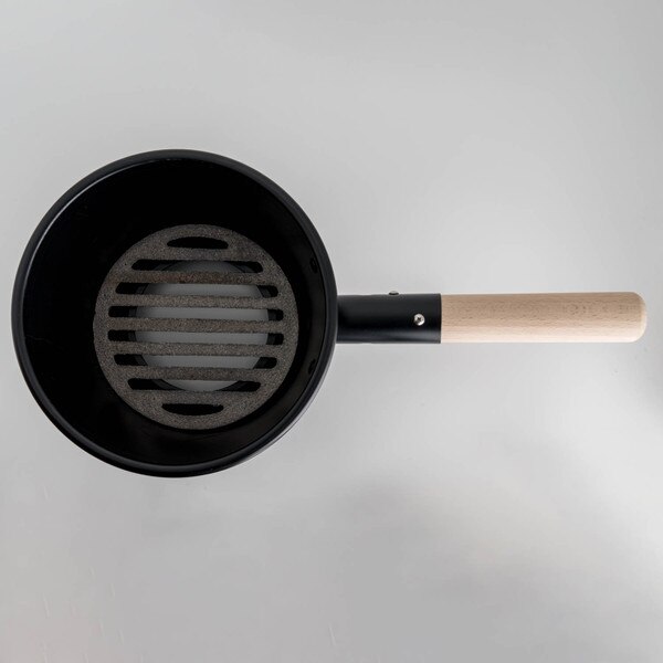 Image of Iron Charcoal Starter Pan w/ Handle 7" 3