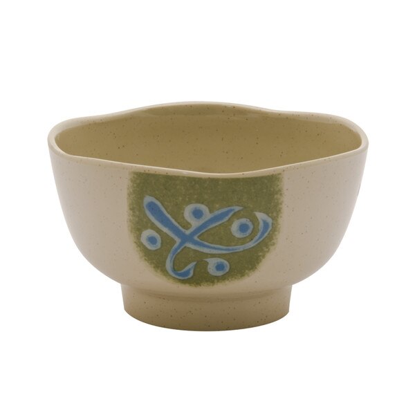 Image of Green Melamine Bowl 4.5"