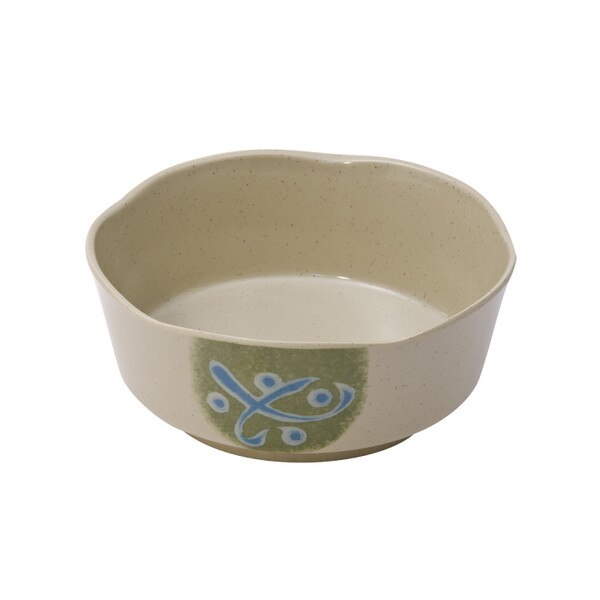 Image of Green Melamine Plastic Salad Bowl 5.25"