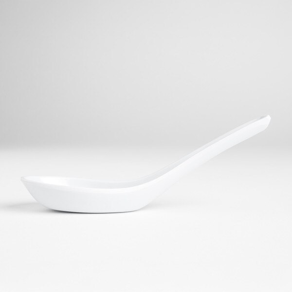 Image of Melamine White Spoon 5.5" 2
