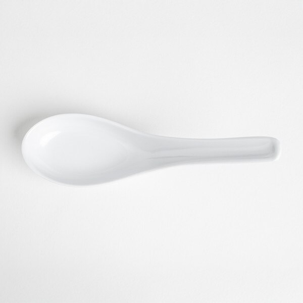 Image of Melamine White Spoon 5.5" 3