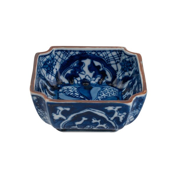Image of Sometsuke Square Sauce Dish 3"