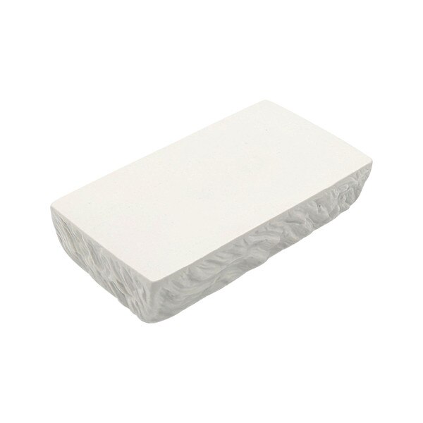 Image of White Rock Raised Rectangular Plate 6.25"