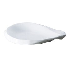 White Chigiri Abstract Plate 7.75"