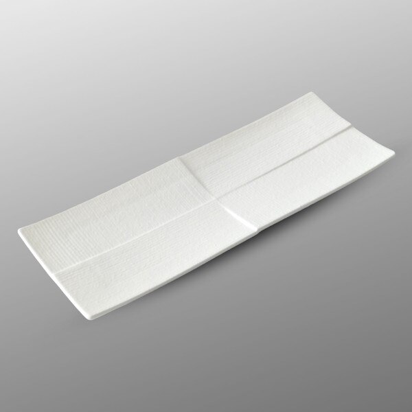 Image of Snow White Rectangular Plate 13.75"