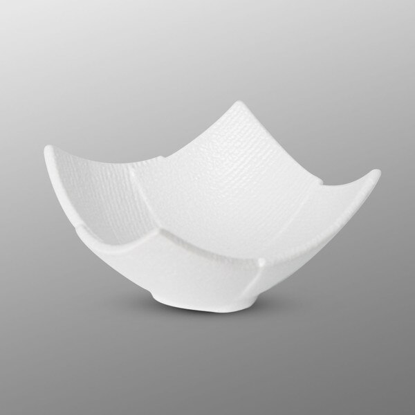 Image of Snow White Square Bowl 4.5"