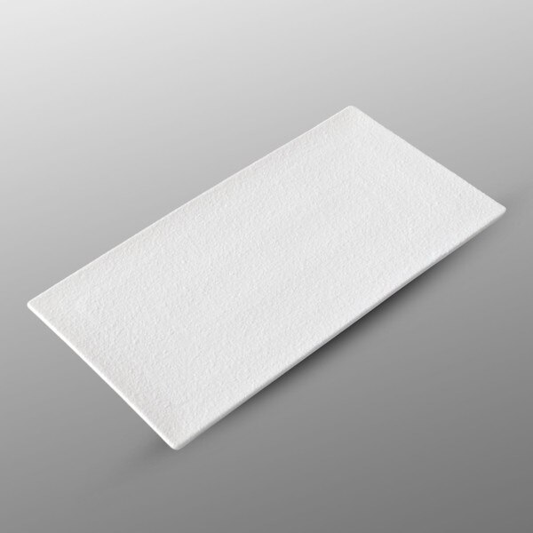 Image of Snow White Rectangular Flat Plate 10.5"