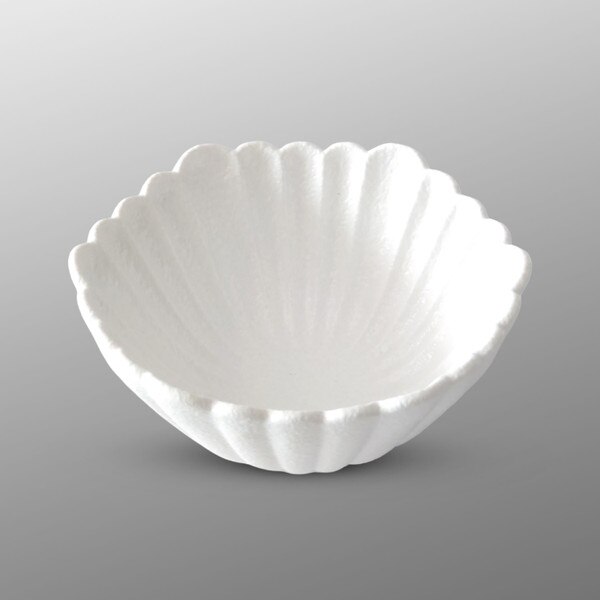 Image of Snow White Kikuwari Bowl 5"