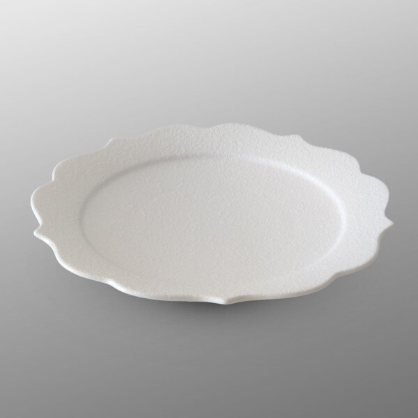 Image of Snow White Bellflower Plate 7.25"