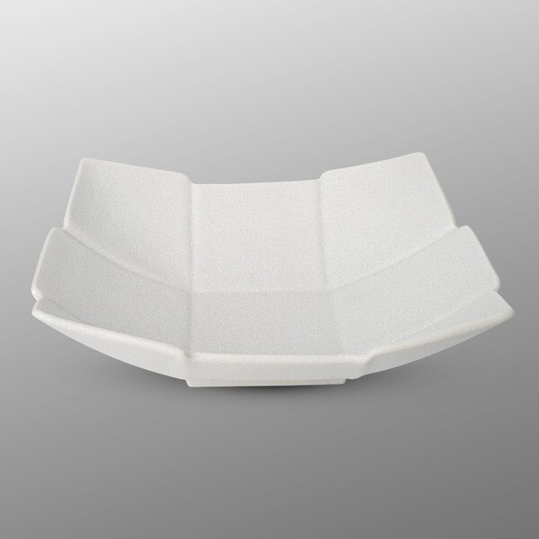 Image of Snow White Ichimatsu Square Bowl 7.5"