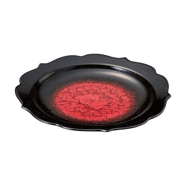 Image of Ryoka Black Red Plate 7.5"