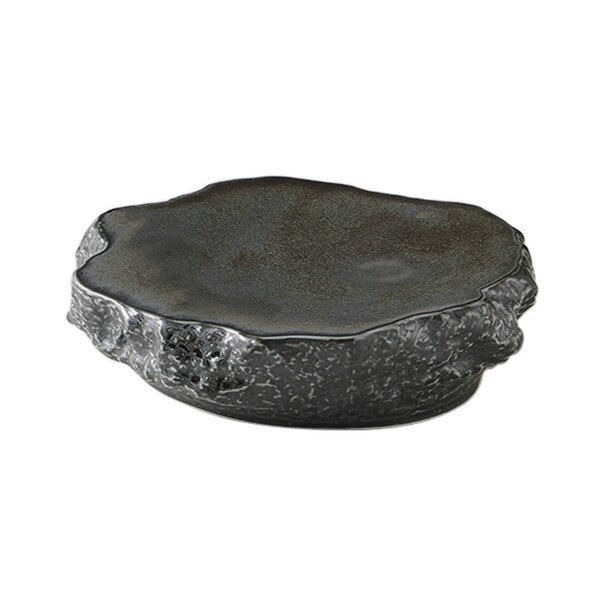 Image of Kurokessho Rock Round Plate 6.5"