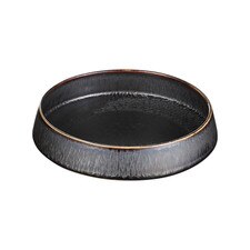 Black Rim Small Bowl 6.25"