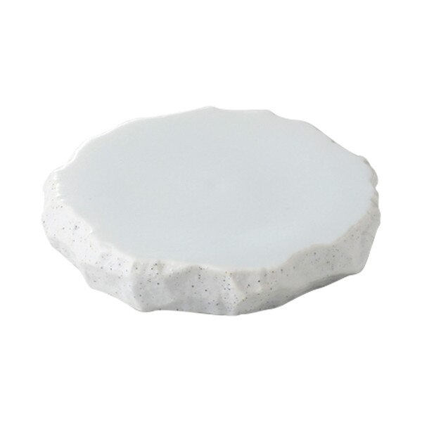 Image of Blue White Granite Rock Plate Medium 8.25"