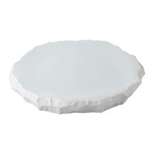 Blue White Granite Rock Plate Large 11.75"