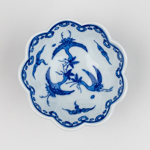 Image of Crane Small Footed Bowl 4.25" 2