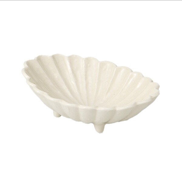 Image of Kikuwaro White Oval Footed Bowl 6.75"