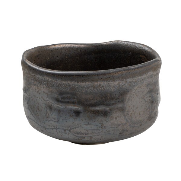 Image of Gold Black Matcha Bowl 5"