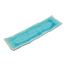 Seiryu Blue Long Plate 17.5"L